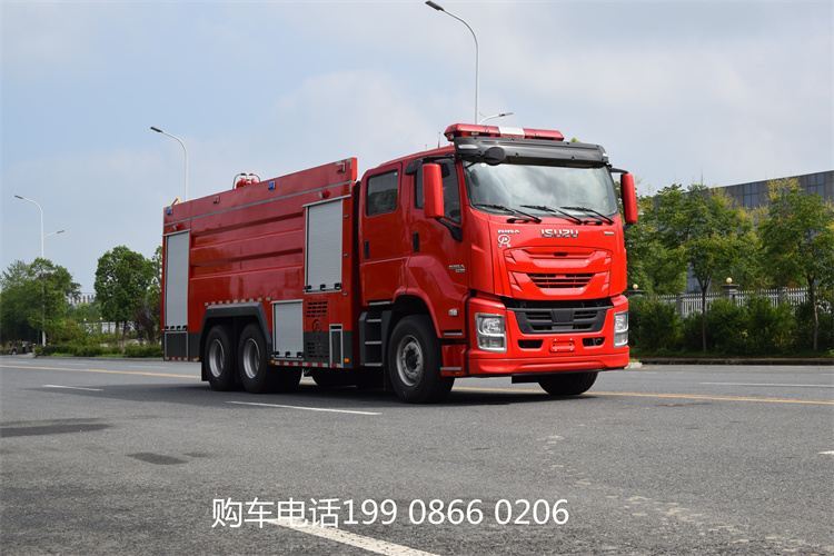 五十铃16吨水罐泡沫消防车