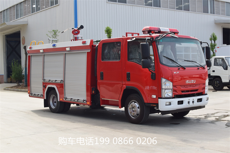 庆铃水罐消防车