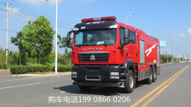 汕德卡水罐消防车
