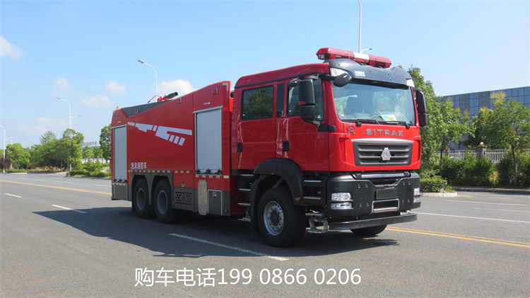 汕德卡水罐消防车