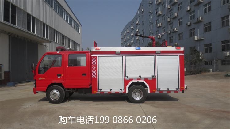 2吨五十铃泡沫消防车