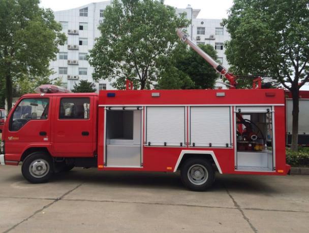 新型(xing)全(quan)鋁材外框消防車